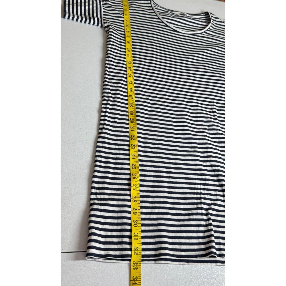 Everlane Mini Dress Women Small Blue White Stripe Nautical Coastal Beachy Preppy - Picture 5 of 7